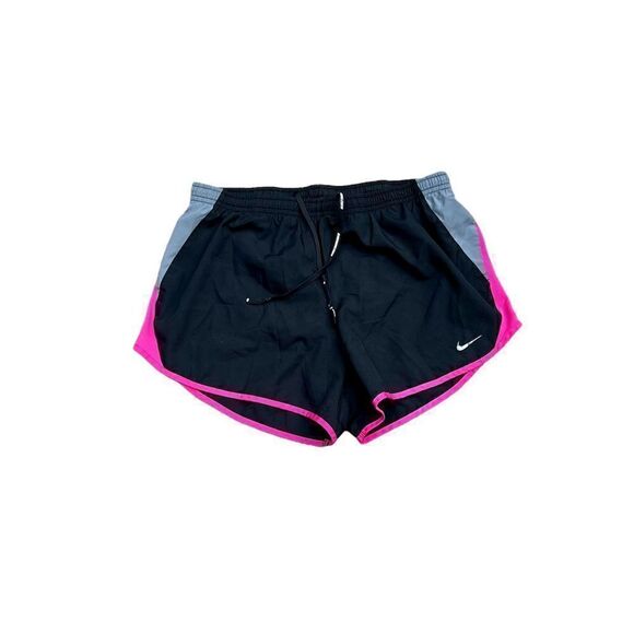 NIKE Dri-Fit Pink & Black Running Shorts Size Medium - Picture 1 of 4
